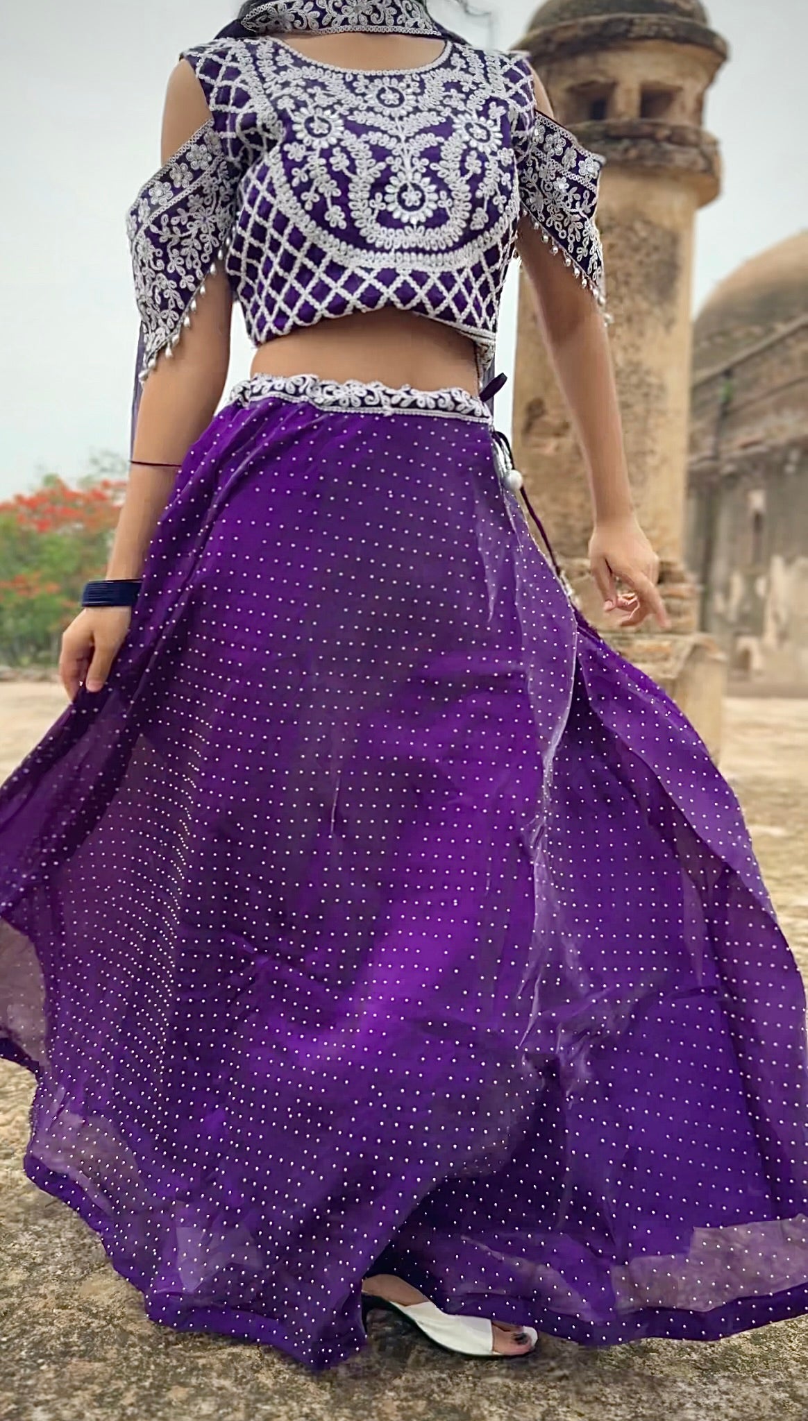 Royal Mirror Work Lehenga Set – Designer Ethnic Wear