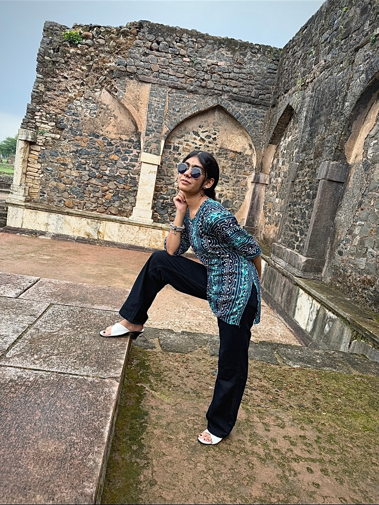 Straight-cut Short Kurti for a relaxed silhouette