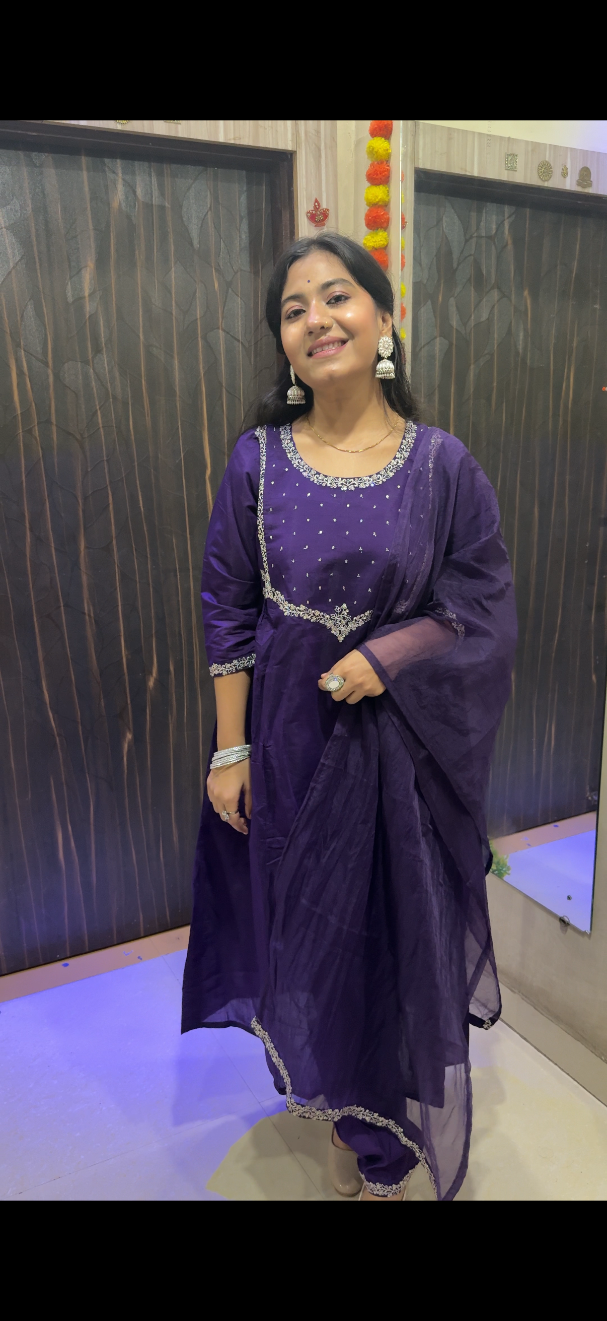 Royal Embroidered Pant Suit with Dupatta ✨