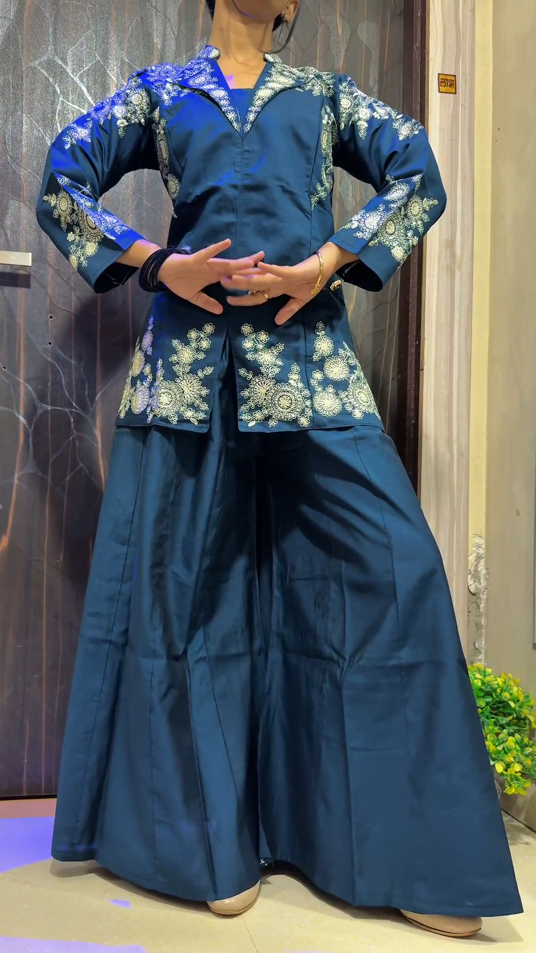 Elegant Embroidered Co-ord Set
