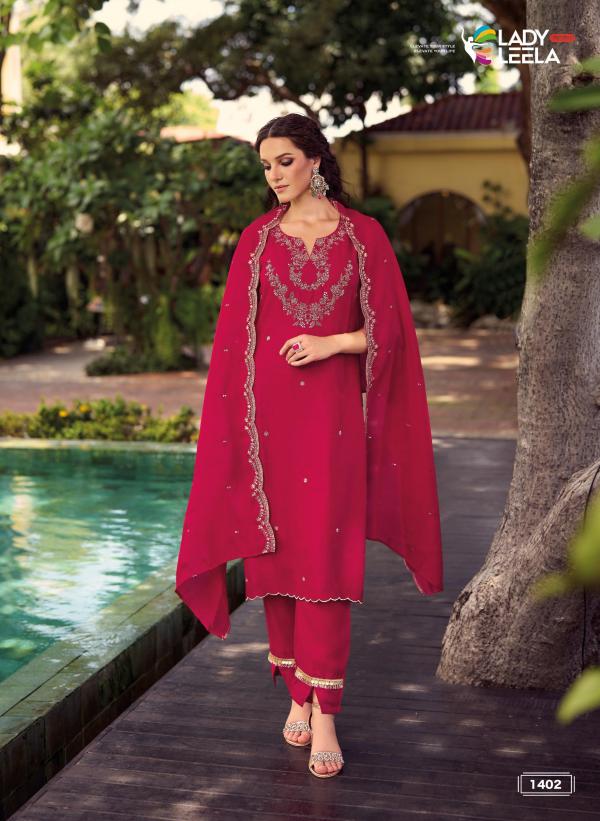 Elegant Pink Embroidered Kurta Pant Set with Dupatta | Festive & Wedding Wear for Women