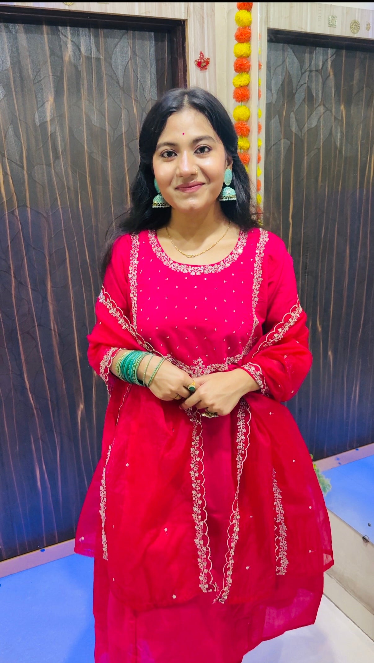 Royal Embroidered Pant Suit with Dupatta ✨