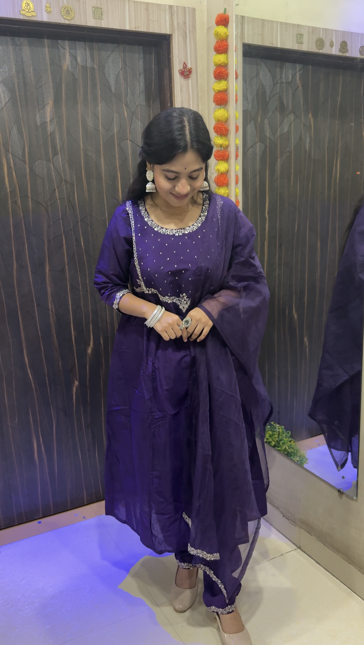 Royal Embroidered Pant Suit with Dupatta ✨