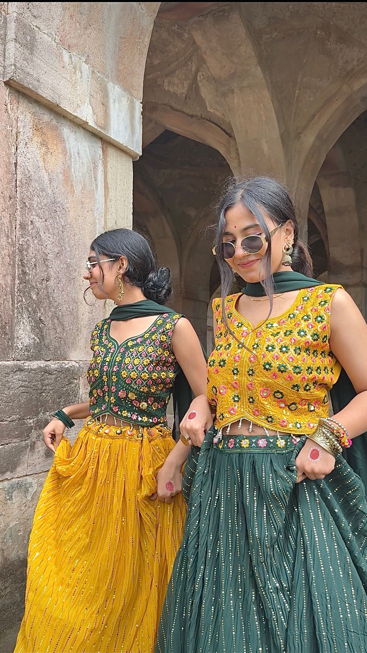 Indo-Western Lehengas & Crop Top Sets