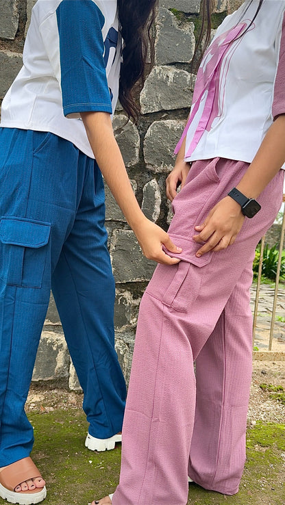 Oversized Graphic T-Shirt & Cargo Pants Co-Ord Set