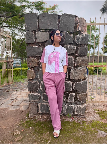 Oversized Graphic T-Shirt & Cargo Pants Co-Ord Set