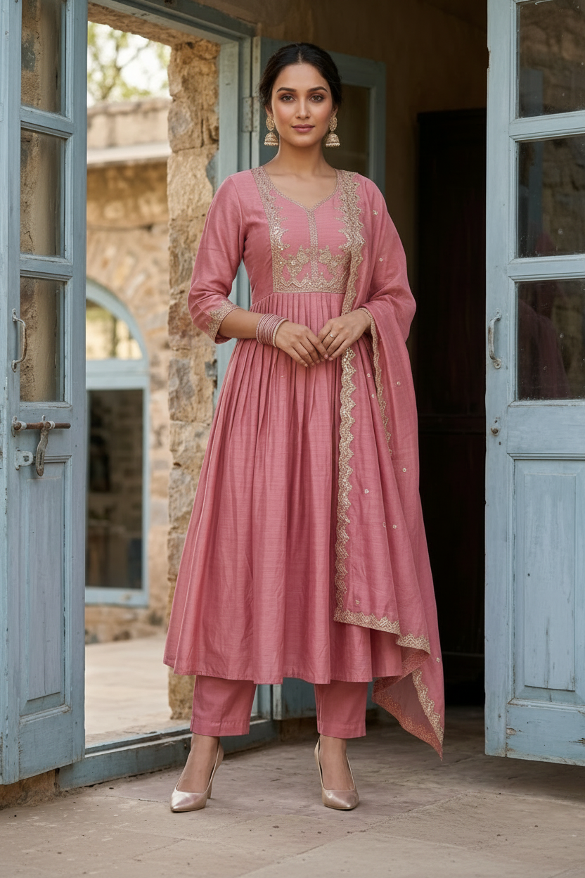 Mehar Anarkali Kurta Set