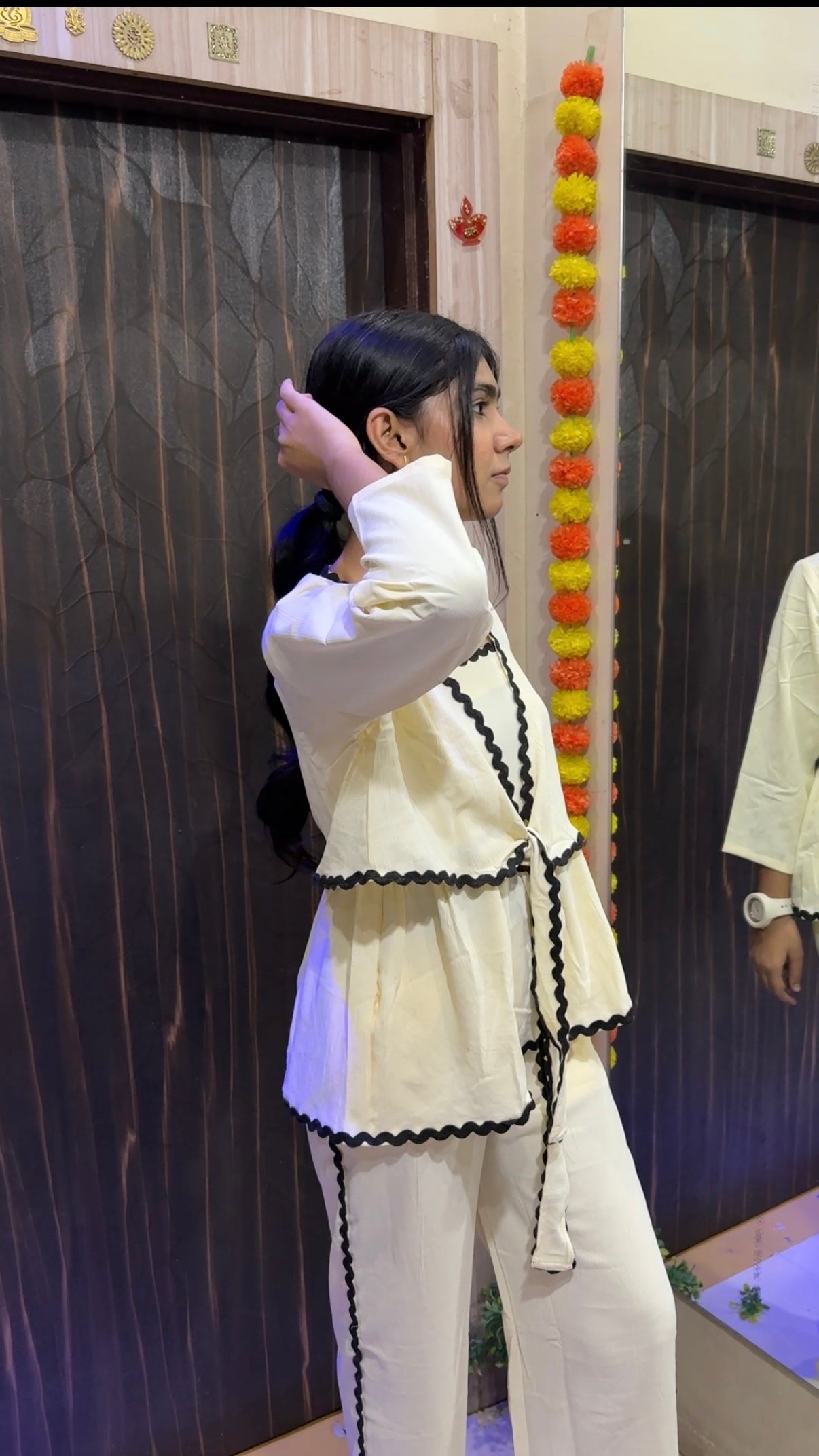 Viral  Scallop-Edge Lounge Co-ord Set