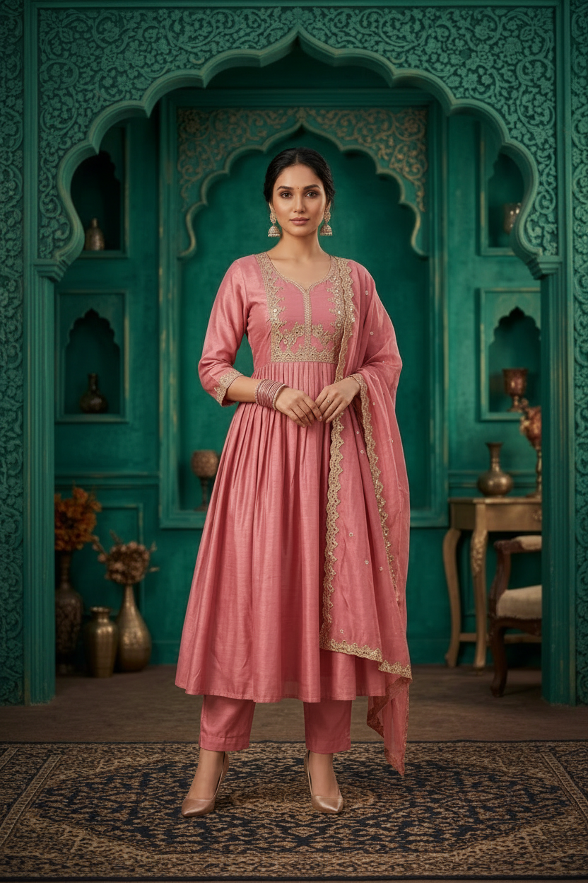 Mehar Anarkali Kurta Set