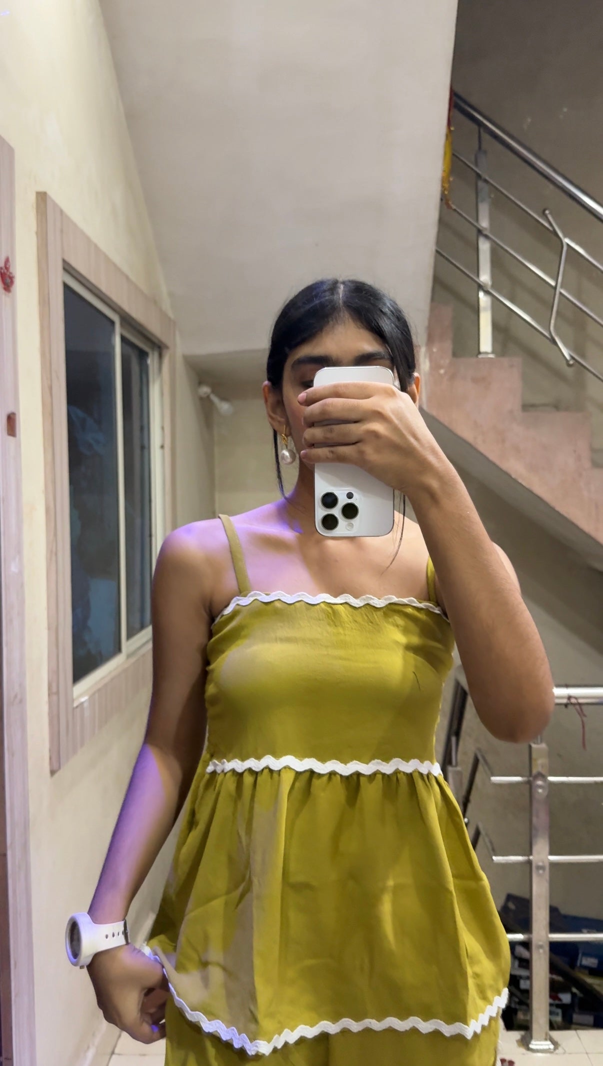 Viral  Scallop-Edge Lounge Co-ord Set