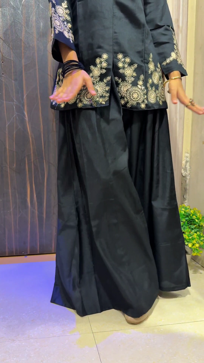 Elegant Embroidered Co-ord  Set